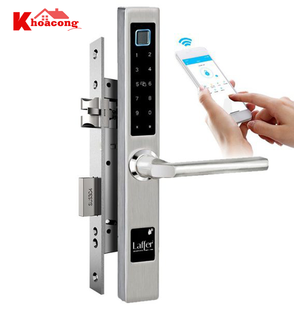 Khóa vân tay cửa nhôm Laffer XF18