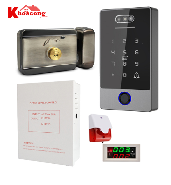 Hệ thống khóa cửa nhận diện khuôn mặt HTK-K5F