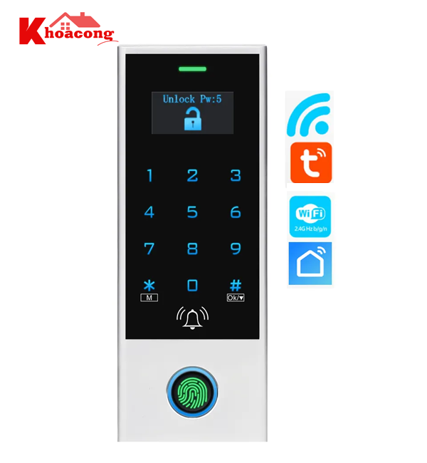 Khóa vân tay cửa cuốn HFD5 Wifi