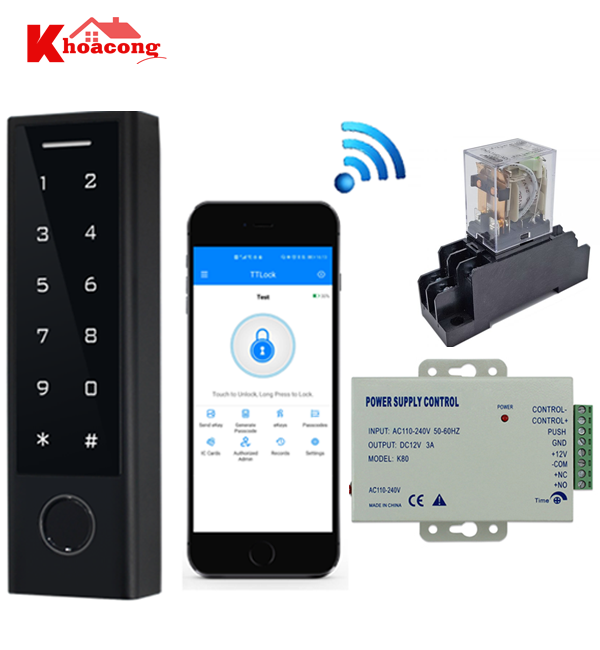 Khóa vân tay cửa cuốn CF3-TTLOCK