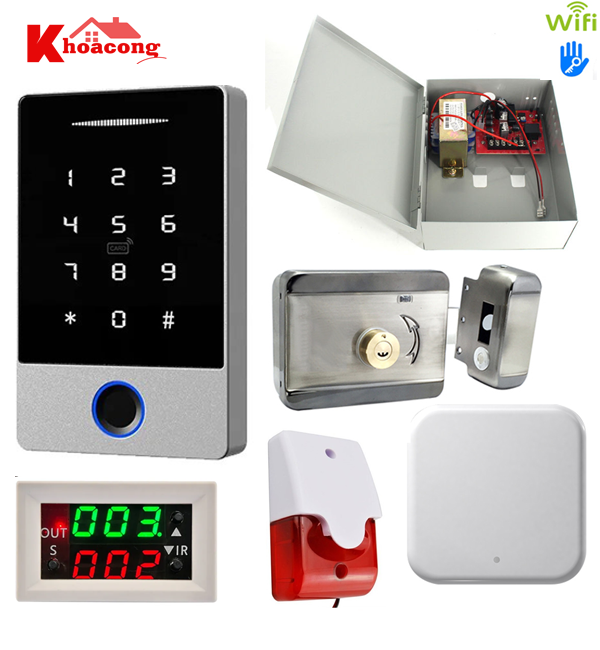 Hệ thống khóa cổng vân tay K2F-Wifi