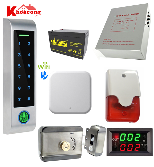 Hệ thống khóa vân tay HF4 Wifi App TTLOCK