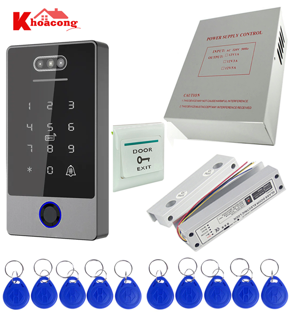 Khóa cửa kính nhận diện khuôn mặt K5F Wifi