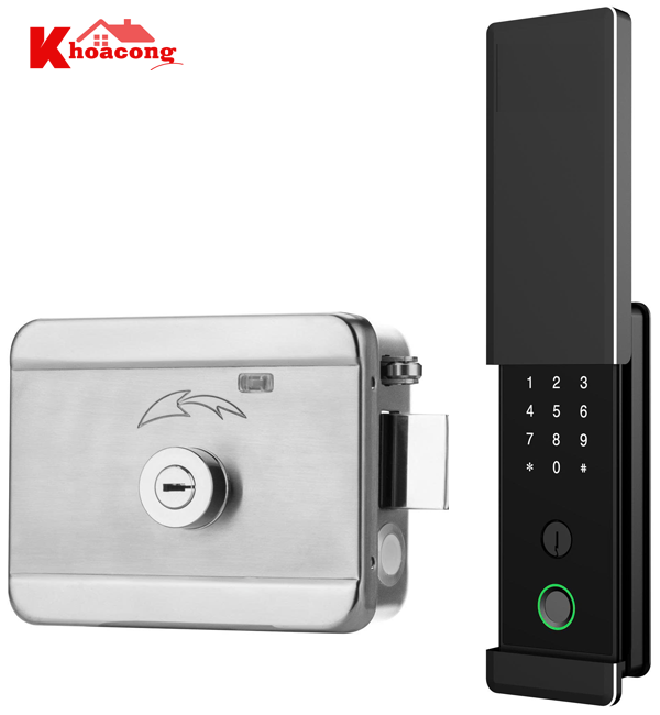 Khóa cổng vân tay ngoài trời HTK-A18C