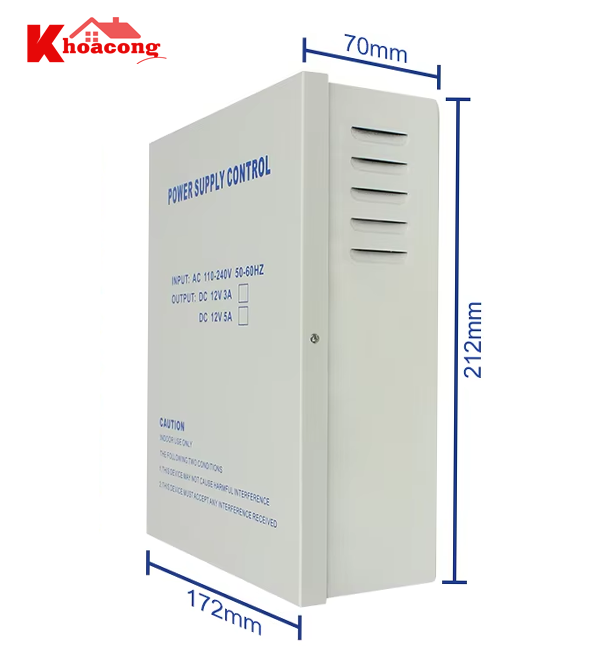 Bộ chuyển đổi nguồn lưu điện hệ thống kiểm soát ra vào